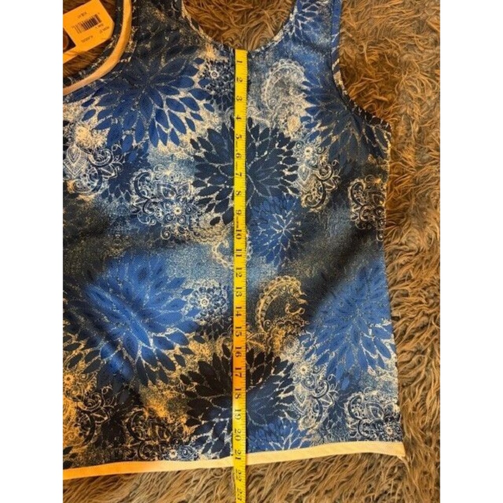 Penn‎ State Womens LRG Floral Paisley Sleeveless Tank Top Knights Apparel NEW - Picture 8 of 10